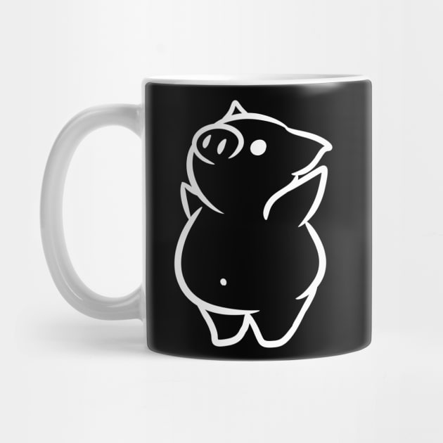 Black Piggy by Jossly_Draws